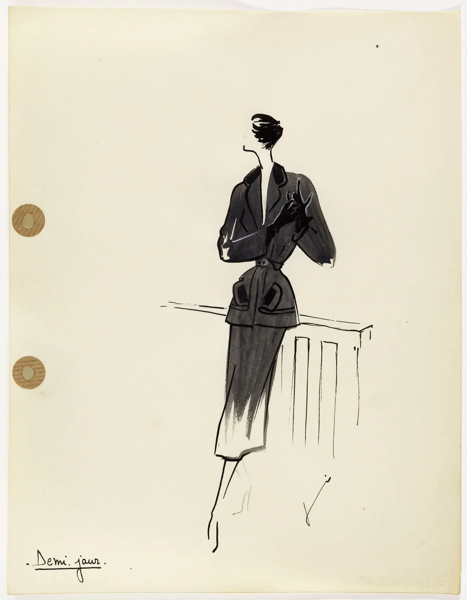 'Demi-jour', by Carven, 1949