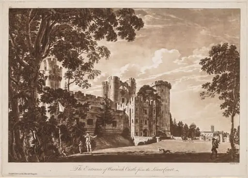 Views of Warwick Castle:  The Entrance of Warwick Castle from the Lower Court