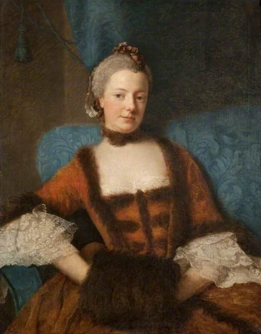 Henrietta Diana (1728–1761), Dowager Countess of Stafford, by Allan Ramsay, oil, 1759