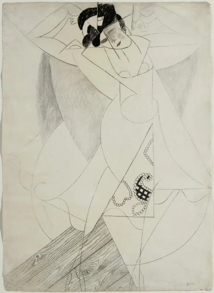 Untitled, by Gino Severini, charcoal, 1913