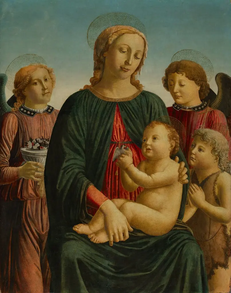 Mary with the Child, the Boy John Adoring the Child, and Two Saints