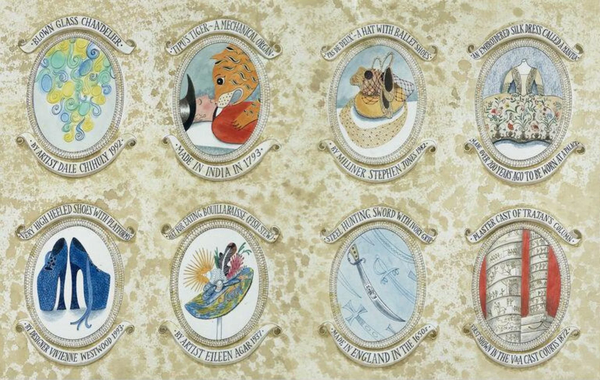 A Gallery of Museum Objects, by Emily Sutton, 2011
