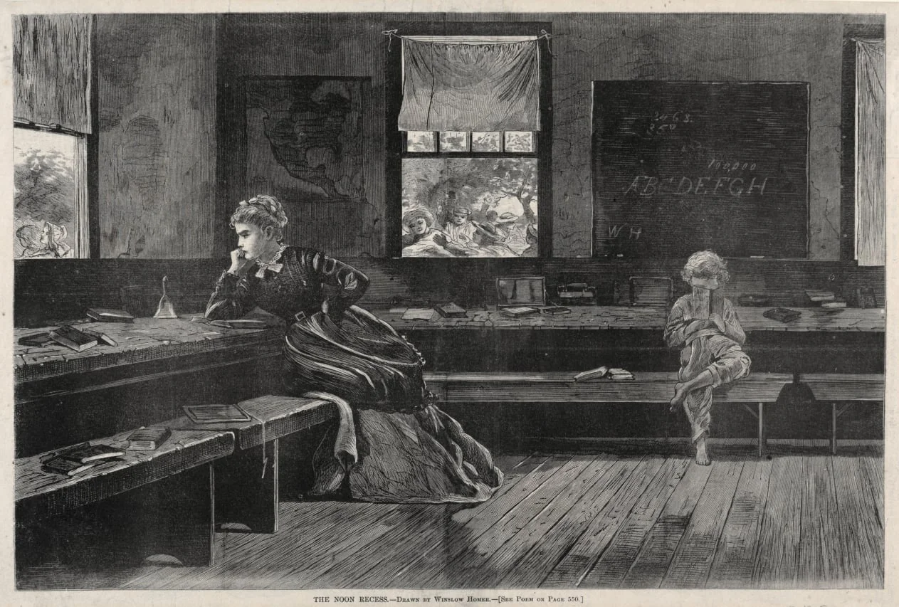 The Noon Recess, by Winslow Homer, 1873