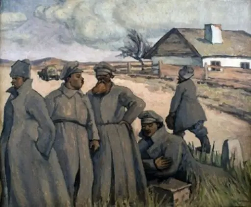 Soldați ruși în repaus (1917)