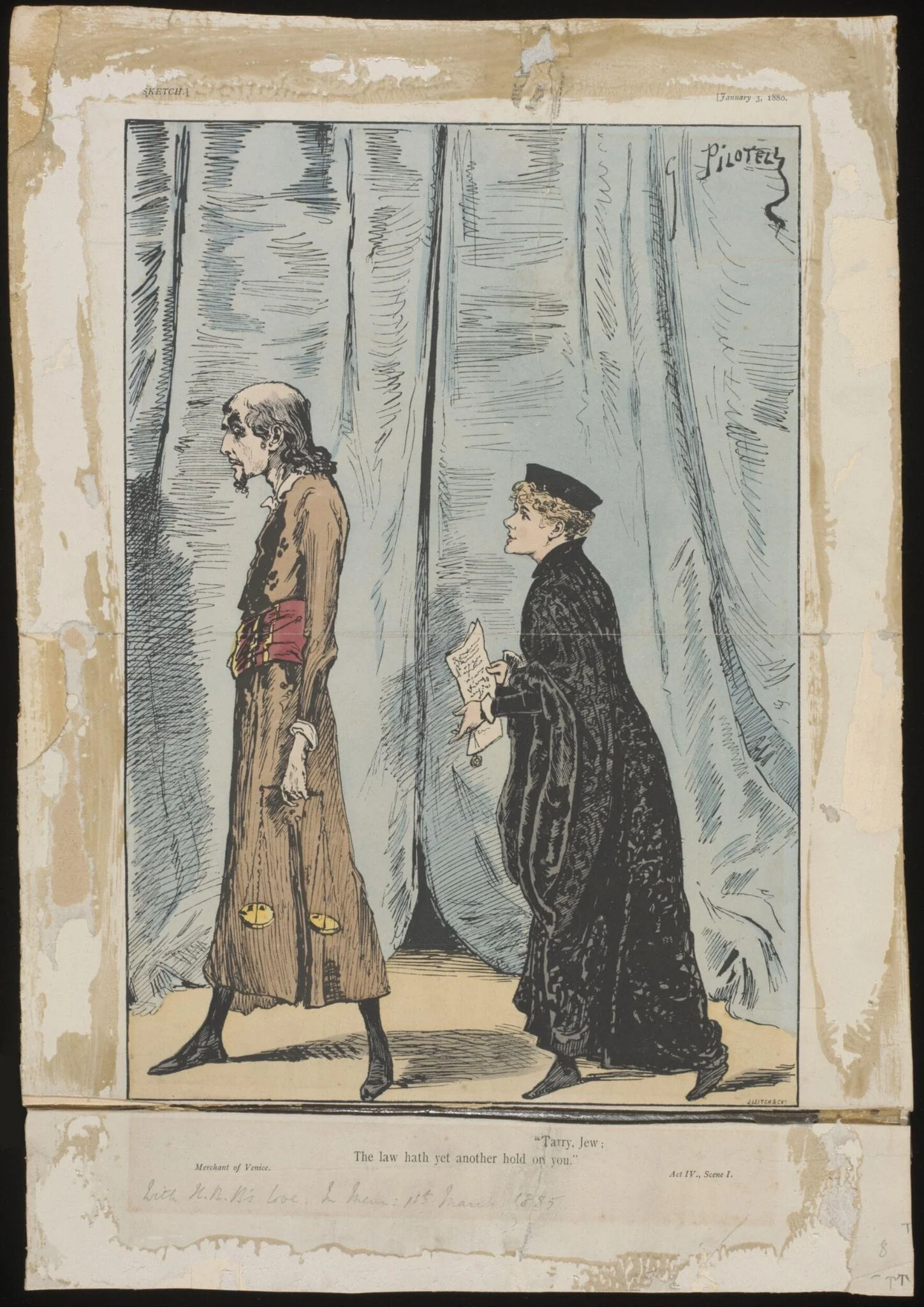 H Beard Print Collection, by Georges Raoul Eugène Pilotell, 3