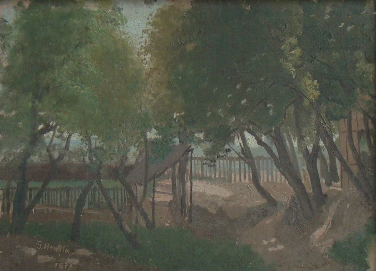 Peisaj, by Sava Henția, unspecified, 1879