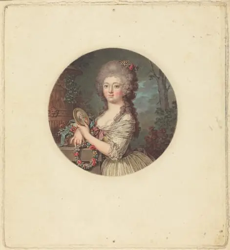 Portrait d'une jeune princesse