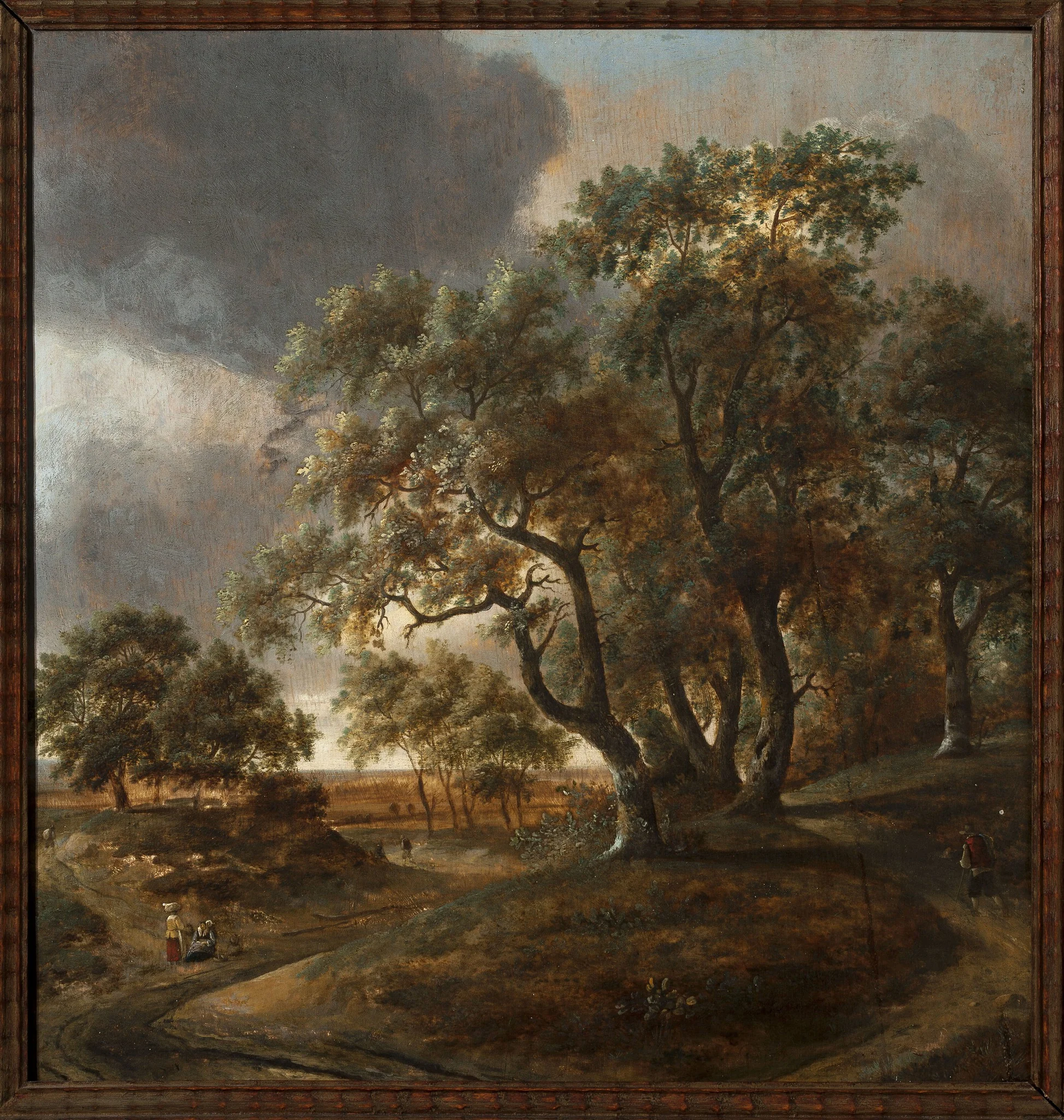 Landscape with staffage