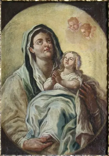 Fecioara Maria cu Pruncul Isus (în Reg. Inv.: Maria cu copilul Isus)