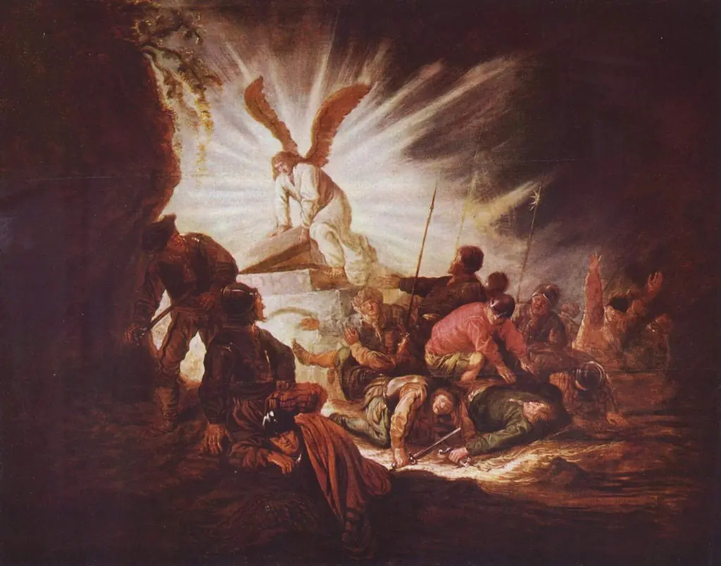 The Angel Is Opening Christ's Tomb