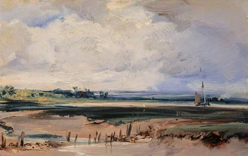 Les Salinieres near Trouville, by Richard Parkes Bonington, unspecified, 1827