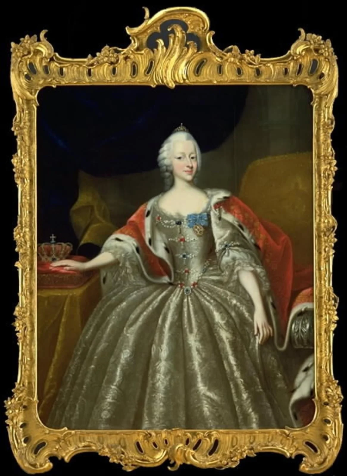 Prinsesse Louise, Christian VI's datter, by Unknown, 1734