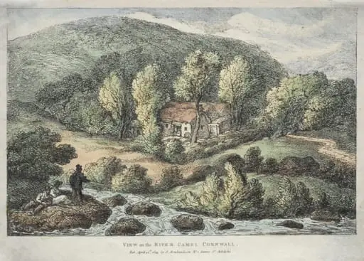 Views in Cornwall:  View on the River Camel, Cornwall