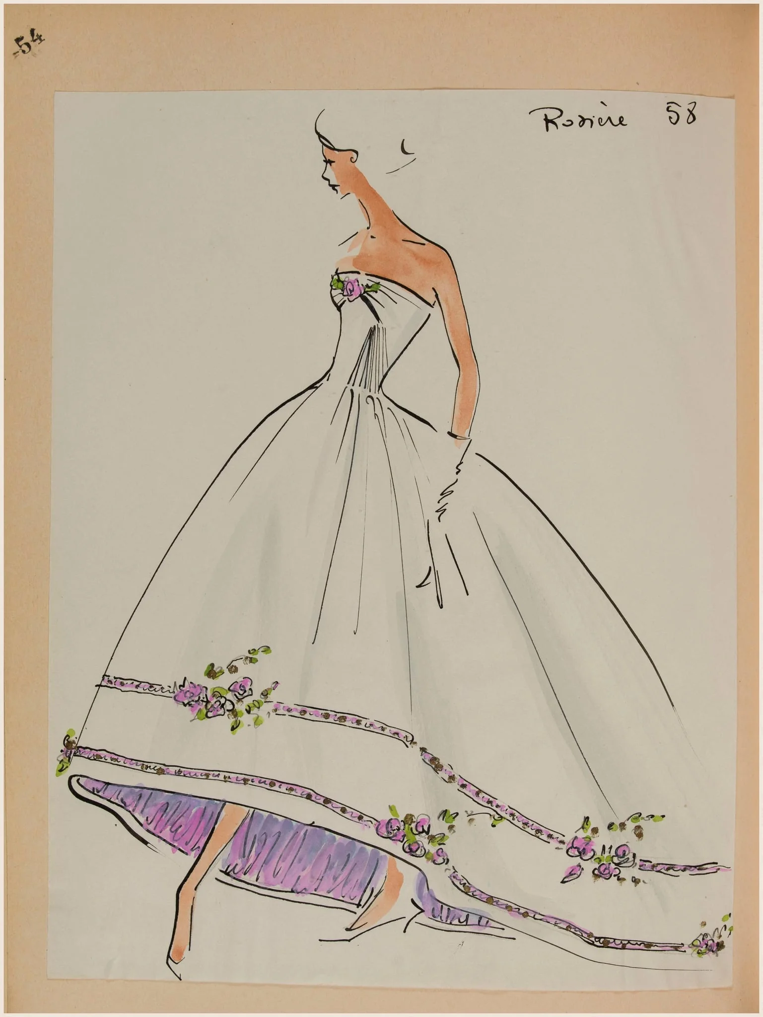Rosière, by Carven, 1958