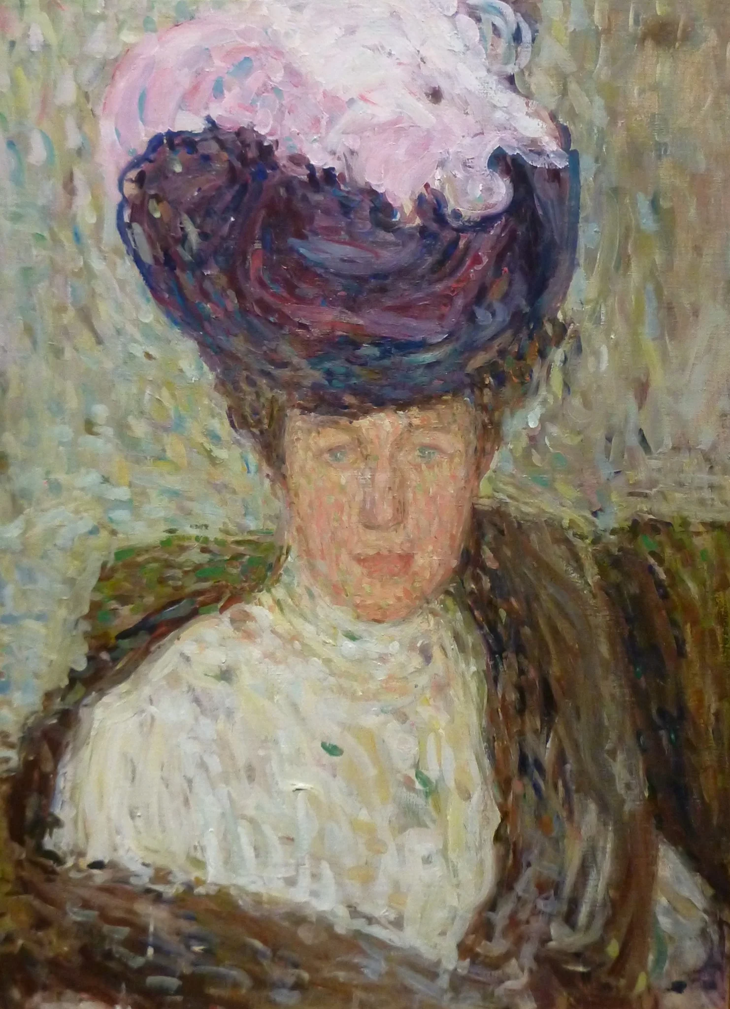 Aleksandra Botkina, by Nicolas Millioti, oil, 1906