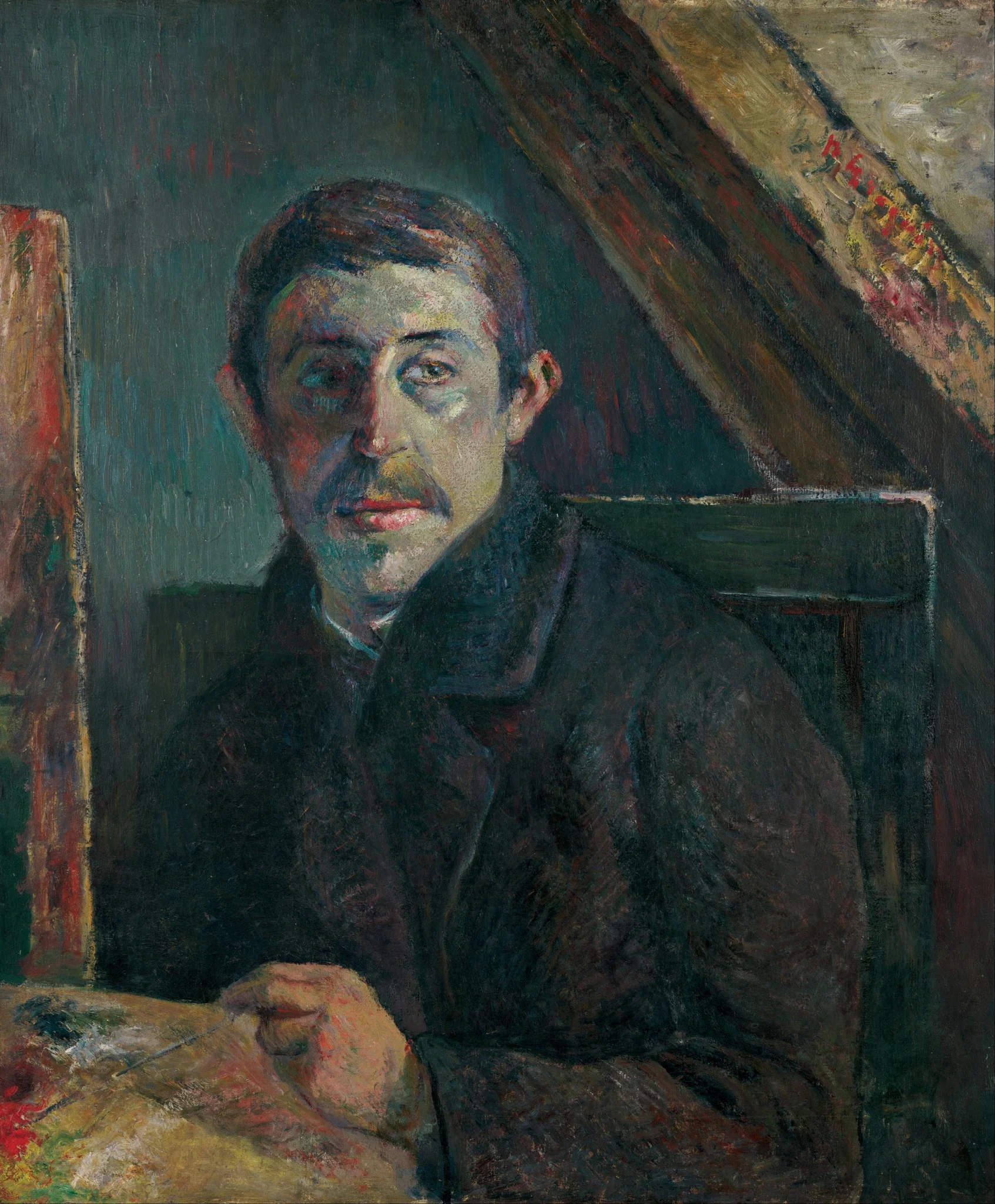 Self-Portrait, by Paul Gauguin, oil, 1893