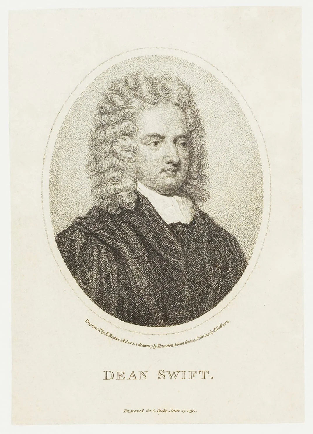 Dean Swift, by John Thurston, 1797