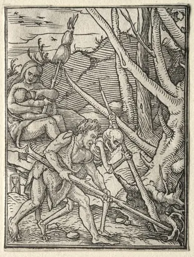 The Dance of Death:  Adam Tilling the Earth