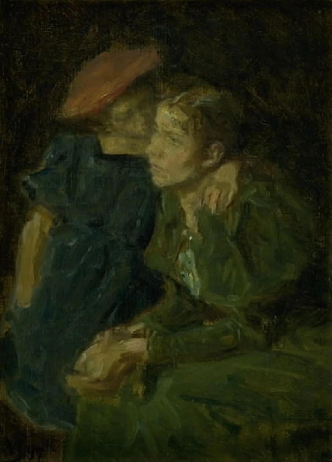 Nanna og hendes moder, by Unknown, 1897