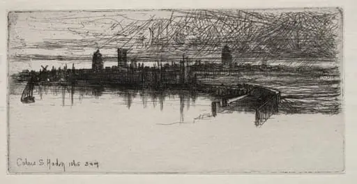 Little Calais Pier, 1865, 3 A.M.