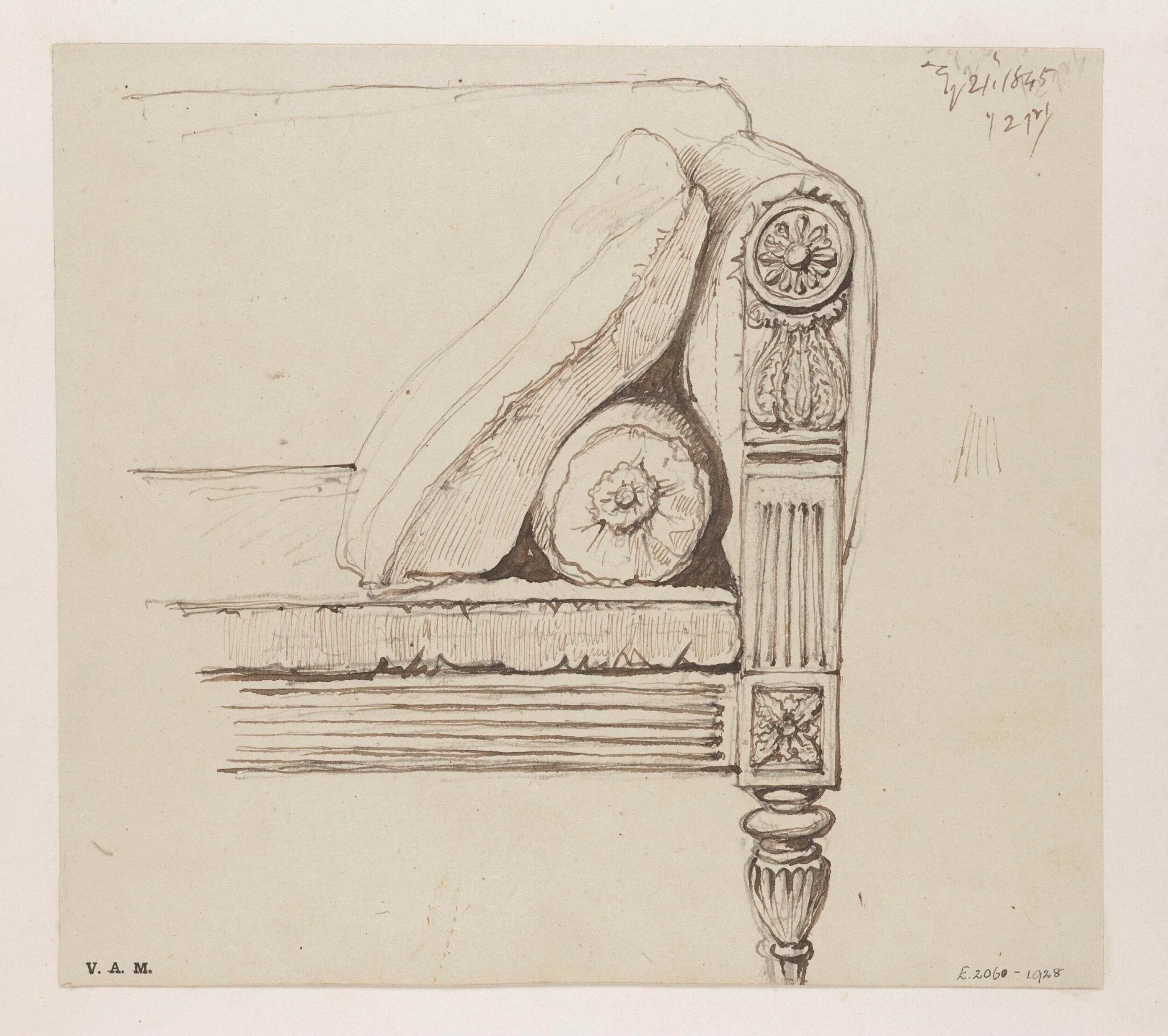 A settee, Macau, by George Chinnery, 16