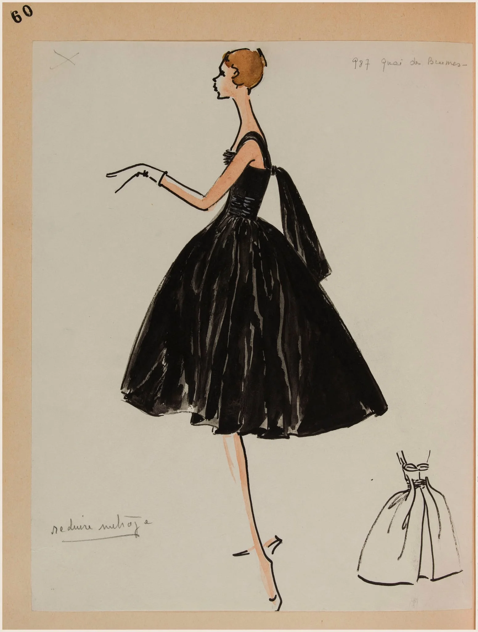 Quai des Brumes, by Carven, 1958