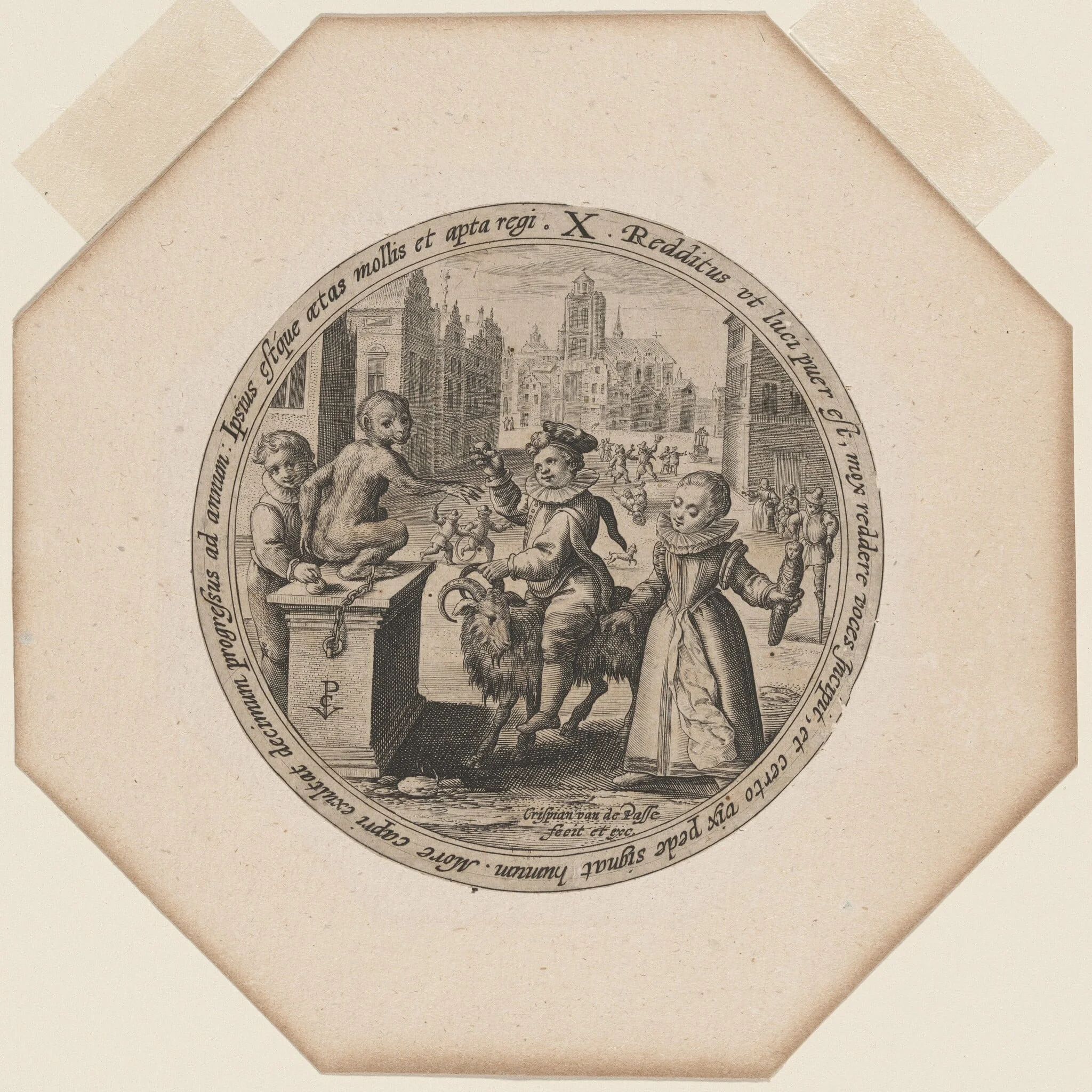 X: Ten Years, by Crispijn van de Passe I, ink, 1599