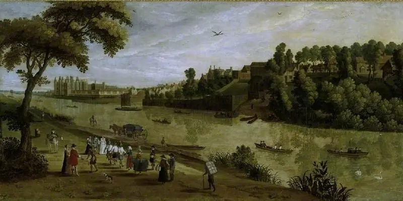 The Thames at Richmond, with the Old Royal Palace