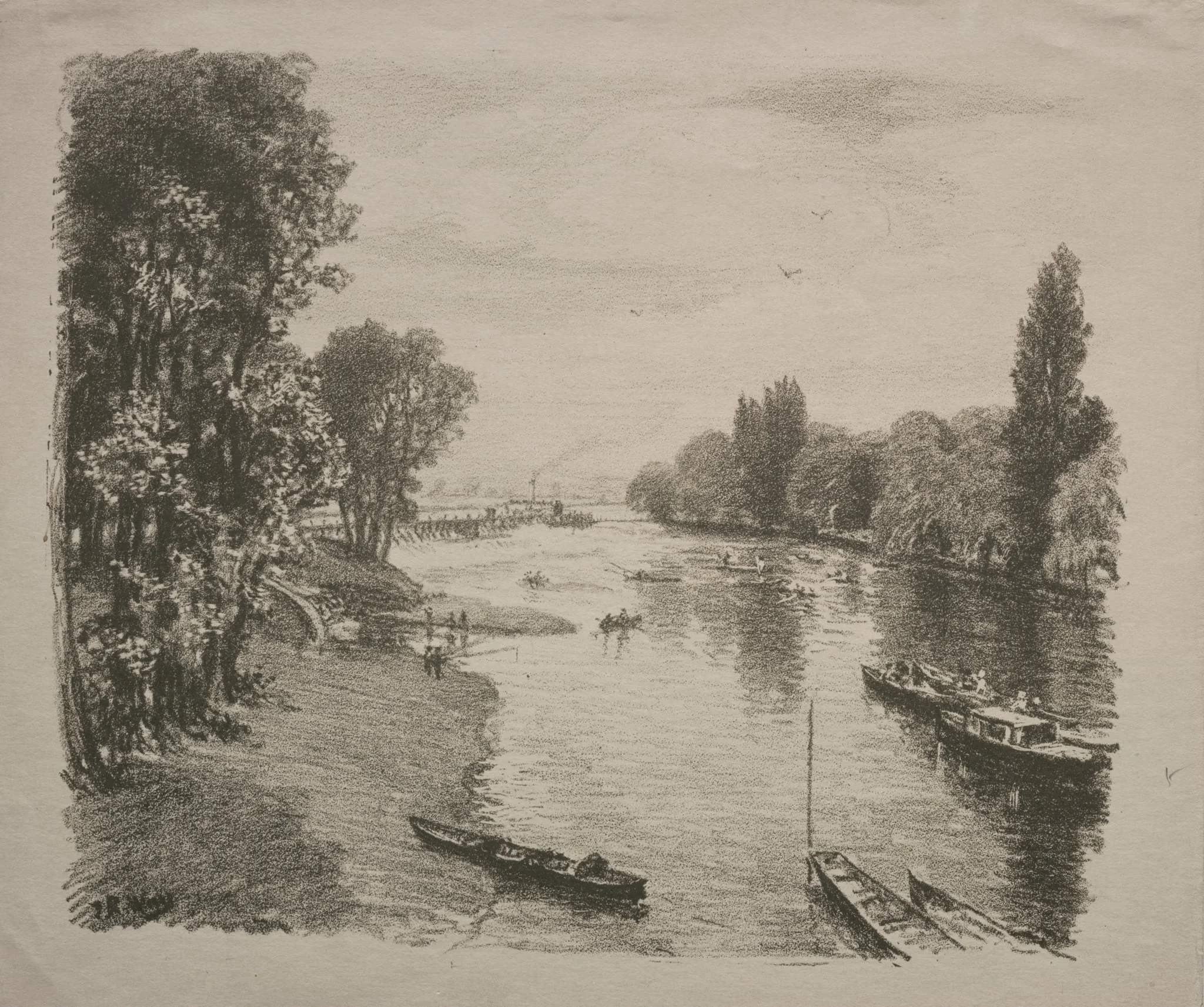 The Thames, by Thomas Robert Way, 1897