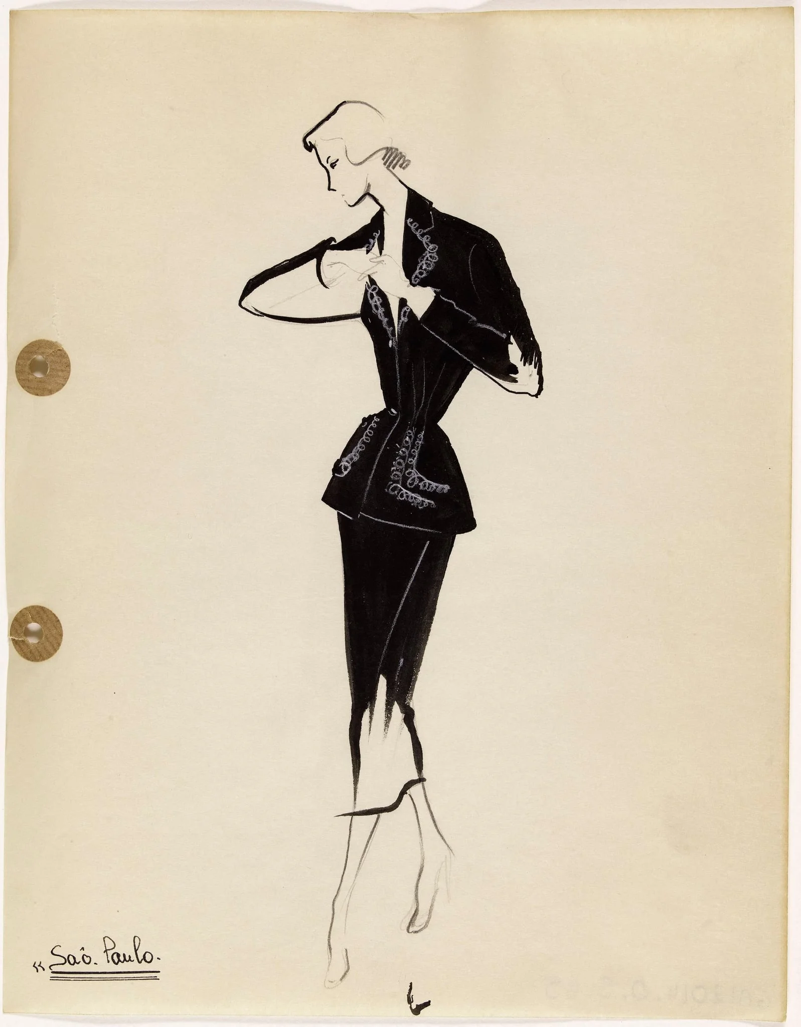 'Sao Paulo', by Marie-Louise Carven, 1949