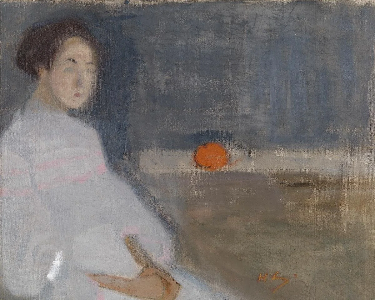 Pukukuva I, by Helene Schjerfbeck, unspecified