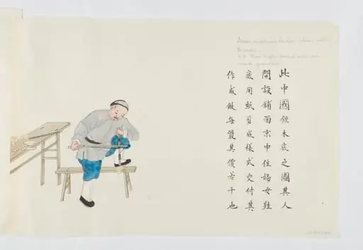 Man Making Shoe-soles to Order
