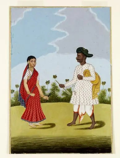 A Maratha tailor and his wife