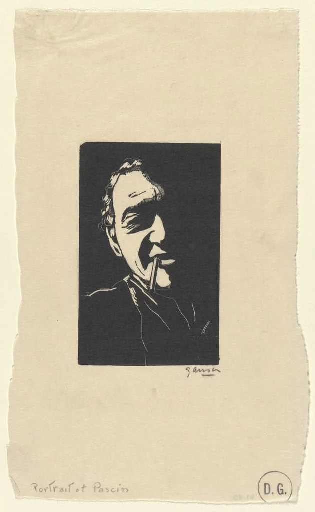 Untitled, by Emil Ganso, ink, 1931