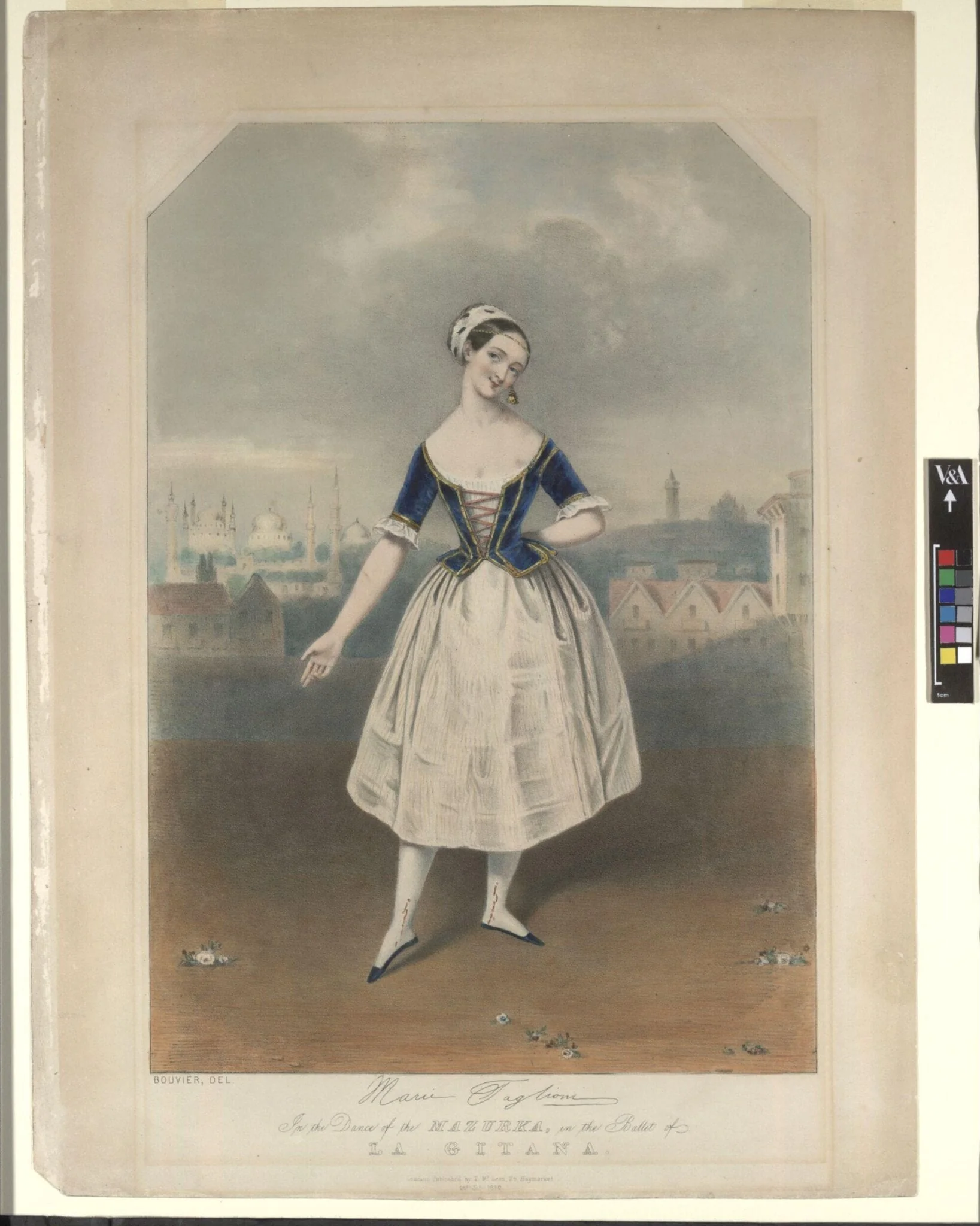 Marie Taglioni (facsimile signature), by Jules Bouvier, 20