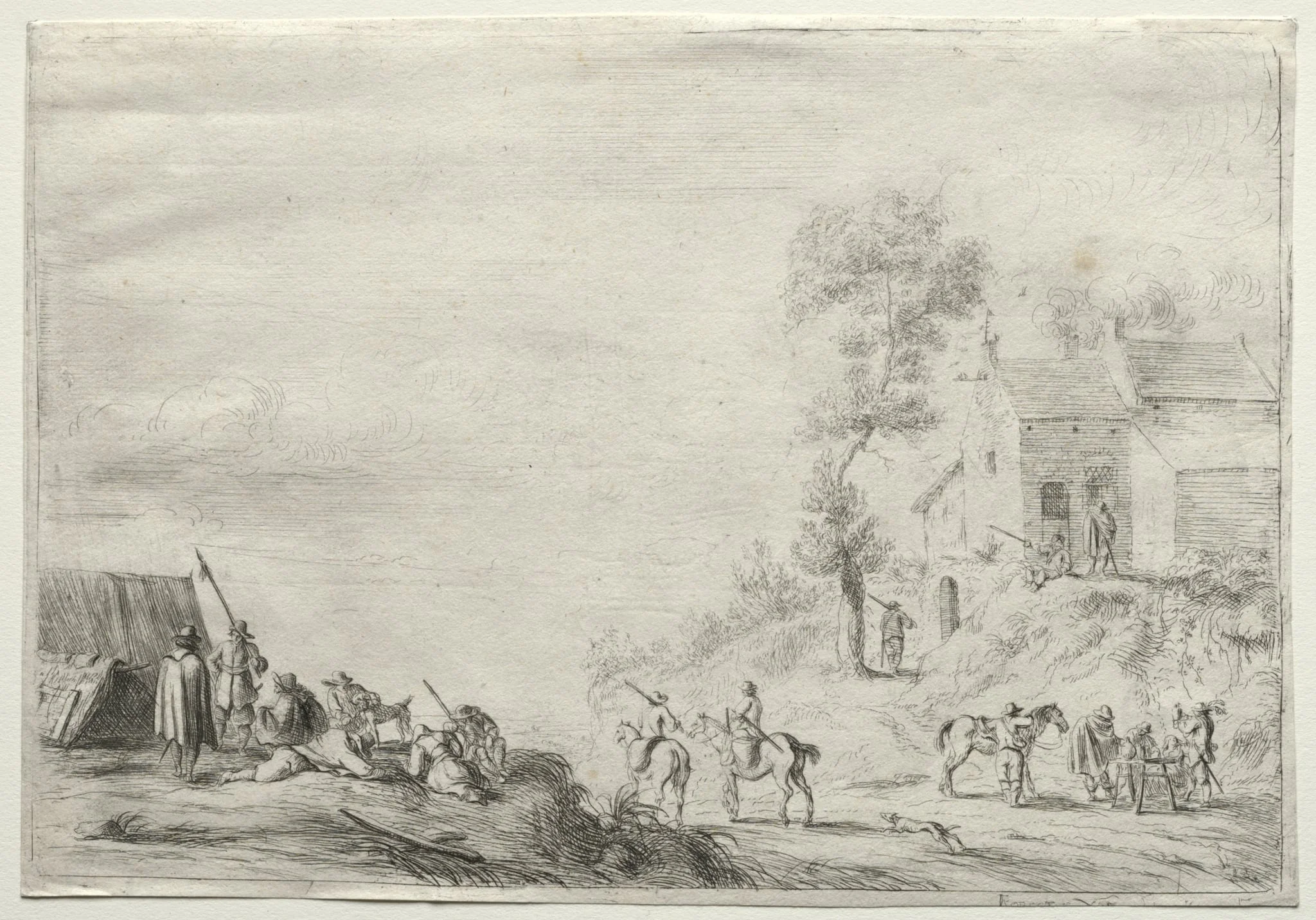 The Outpost, by Robert van den Hoecke, 1635