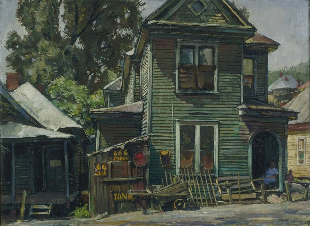 Untitled, by Maurice Grosser, oil, 1942