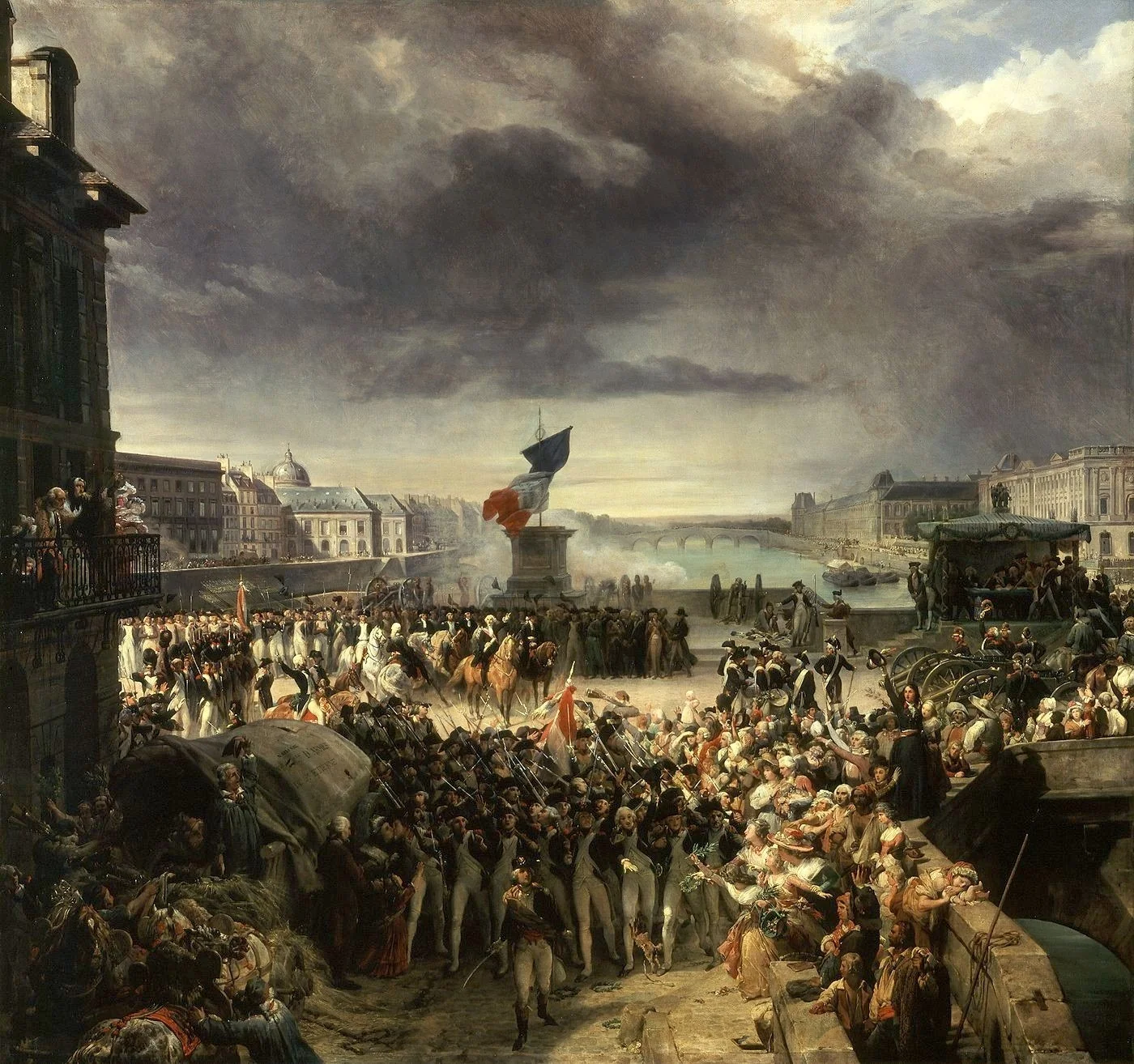 The National Guard of Paris Departs for the Army
