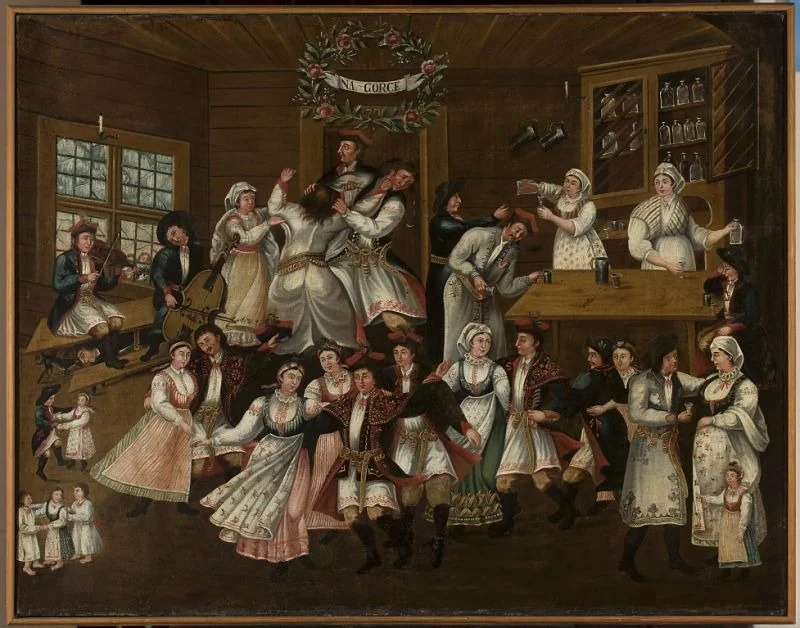 Tavern scene – On top