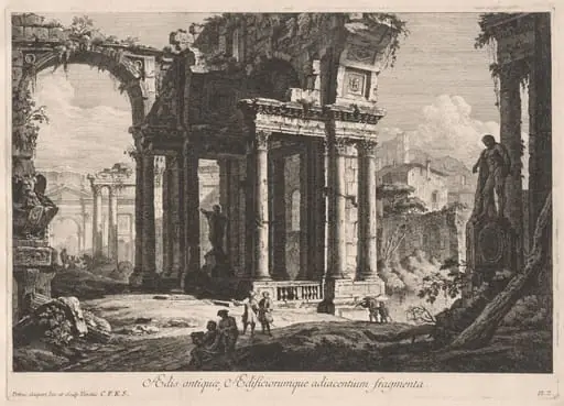 AEdis antiquae, AEdificiorumque adiacentium fragmenta