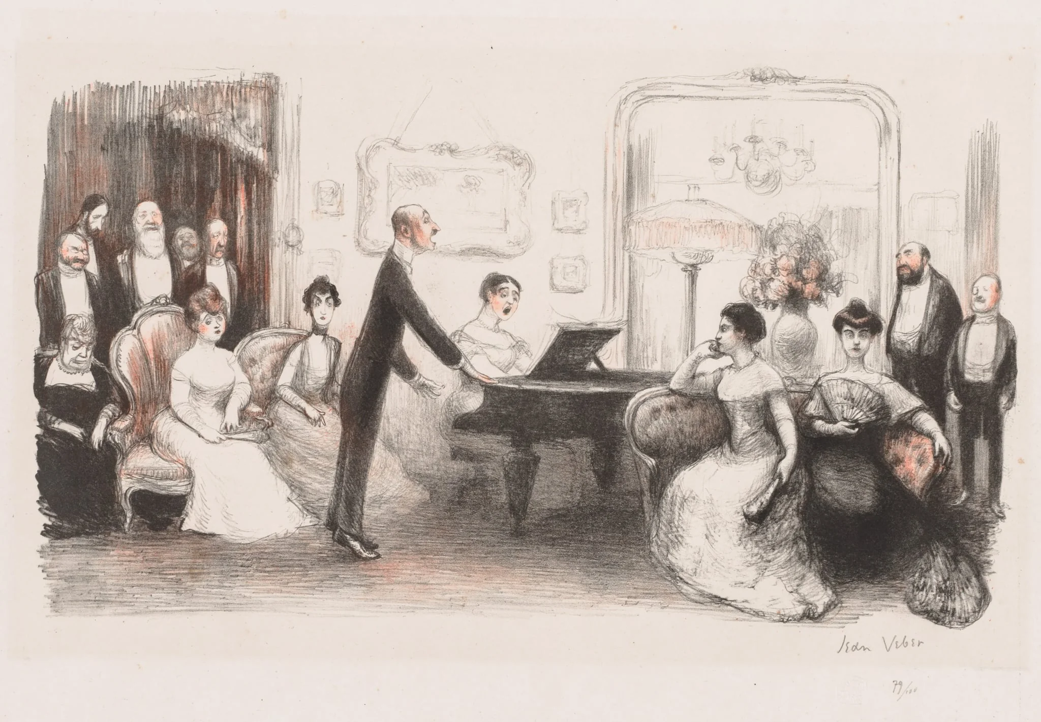 La Soirée Bourgeoise, by Jean Veber, 1907