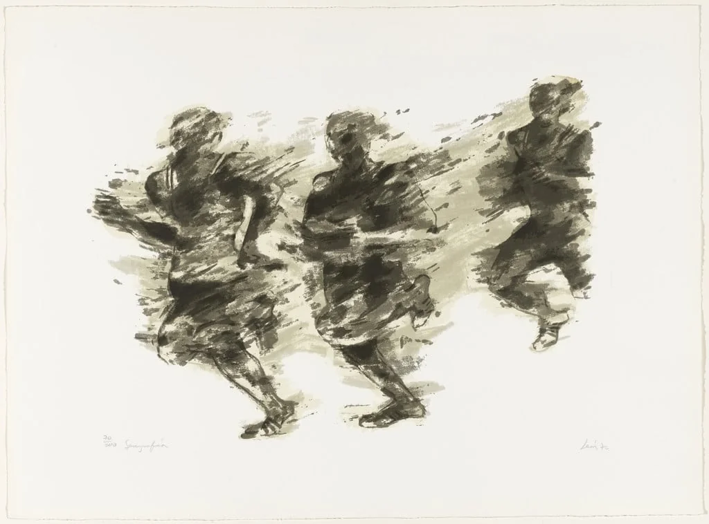 Untitled, by Phanor Leon, ink, 1972