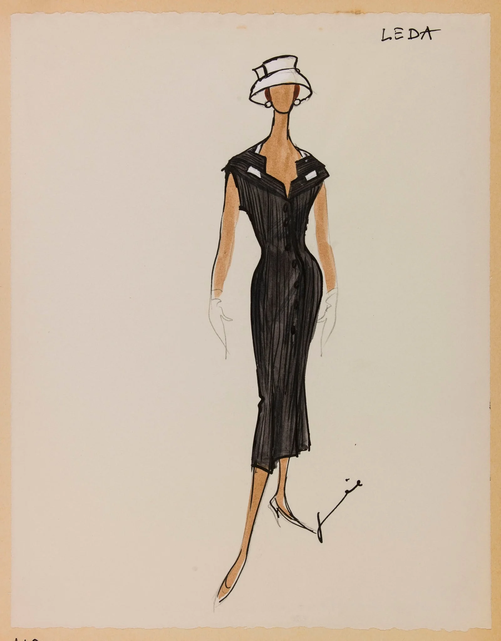 Leda, by Marie-Louise Carven, 1956