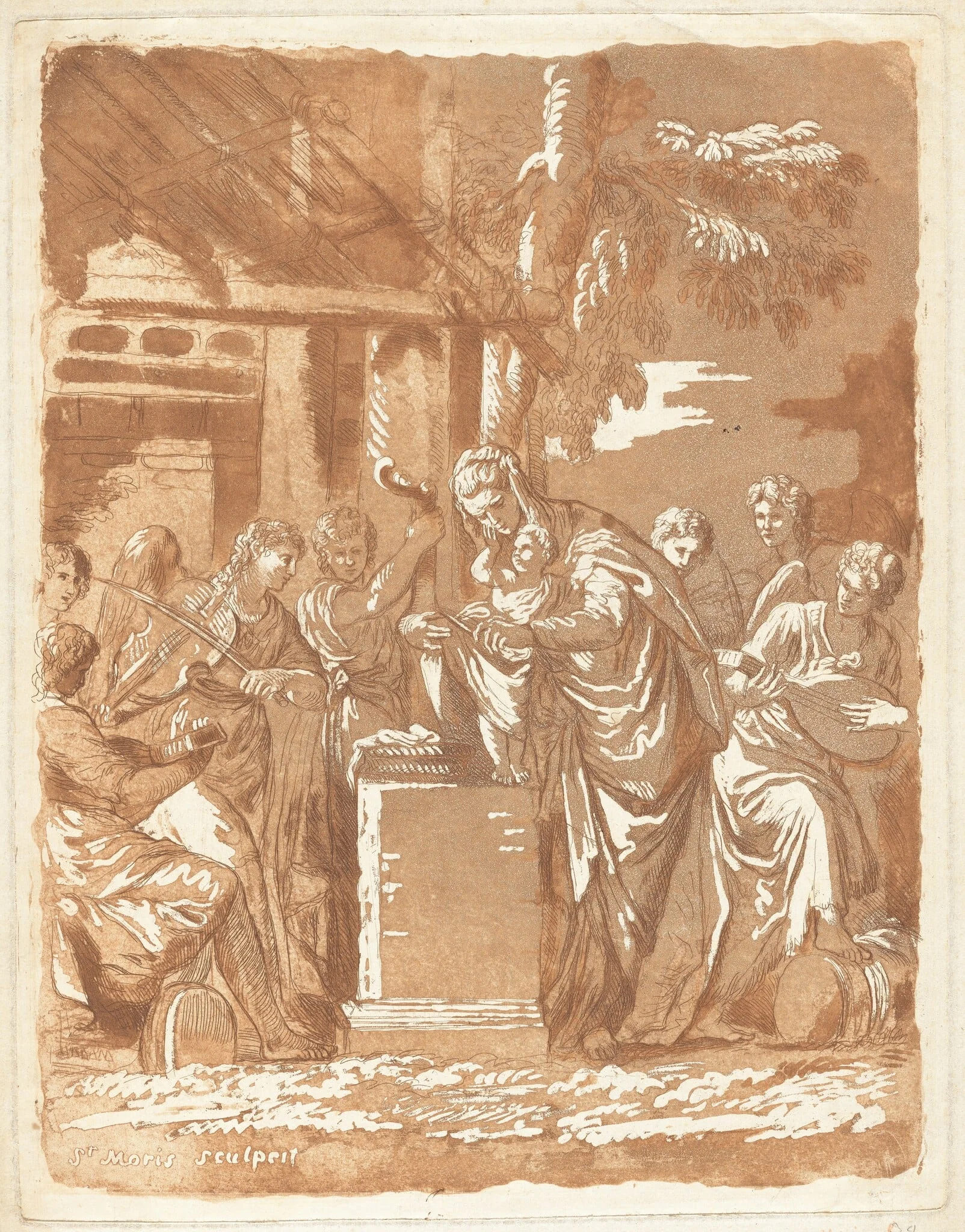 Concert des Anges autour de l'enfant Jesus (Concert of Angels around the Infant Jesus)