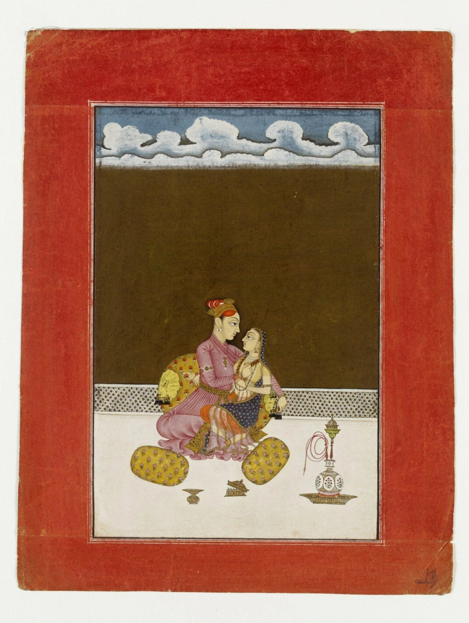 Madhmadhyavi Ragini, by Unknown, paint, 1750