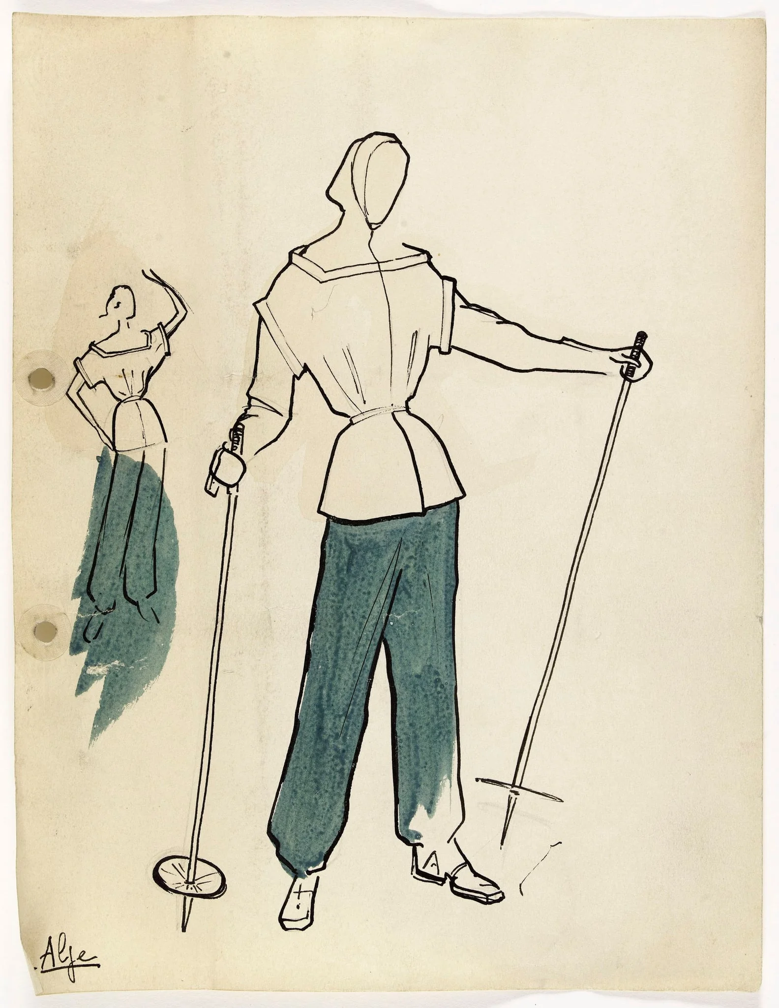 'Alpe', by Carven, 1949