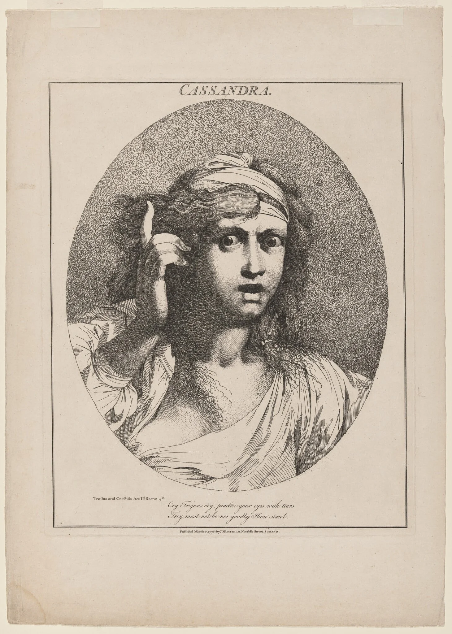 Cassandra, by John Hamilton Mortimer, ink, 1776