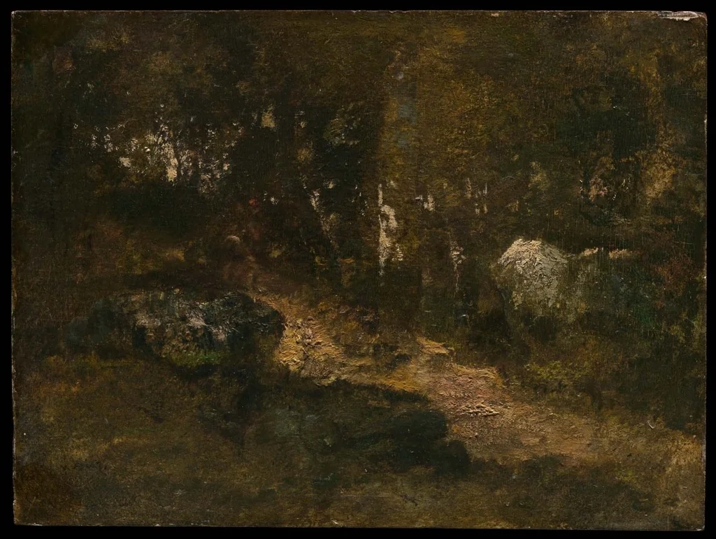 Path in the Forest, by Narcisse Virgilio Díaz, unspecified, 1835