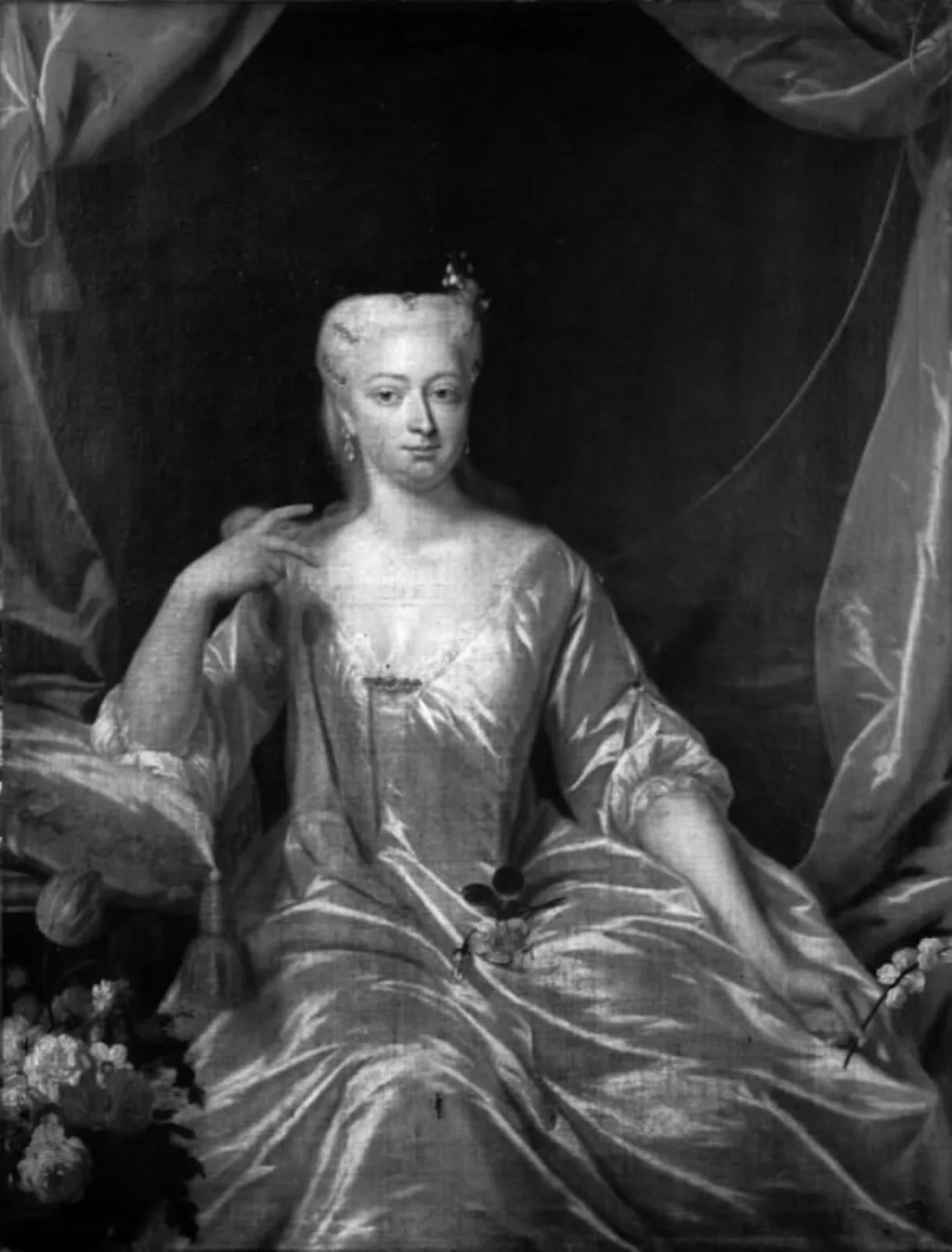Vilhelm IV af Oraniens gemalinde Anna, datter af Georg II, by Unknown, 1750
