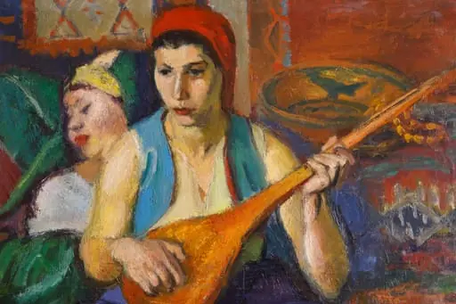 Două odalisce în interior (Paulina și Mariana)